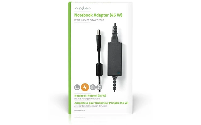 Adaptador para Portátil de 45 W - Utilizado para DELL