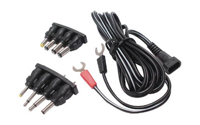 Cable DC con 8 conectores y terminales tipo horquilla