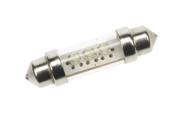 LMPARA LED DE COCHE 12V, 3 LEDs BLANCOS (2 uds./blster)