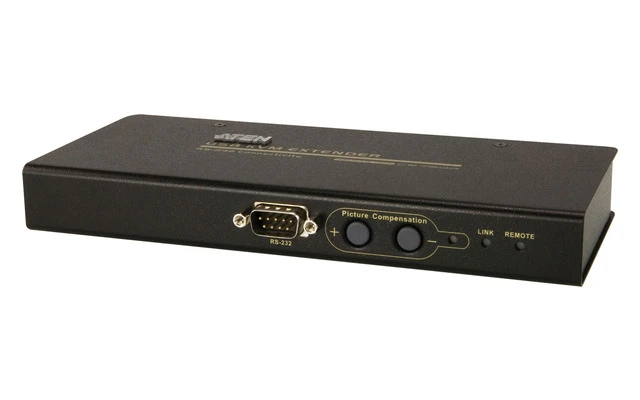 Alargador KVM para USB con interfaz VGA, transmisión del sonido y RS-232