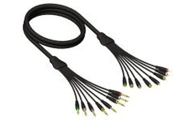 Multicore Cable 8 canales Jack 6.3 mm mono a RCA macho 5m
