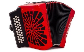 Hohner El Rey Del Vallenato GCF Red