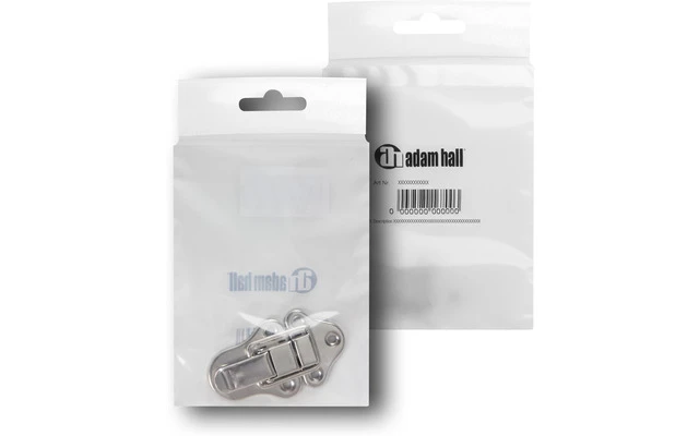 Imagenes de Adam Hall Hardware 1607 AH - Cierre mediano níquel en bolsa