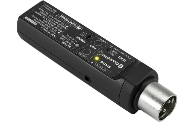 Omnitronic QuickBTR-5.0 Receptor XLR aptX Bluetooth 5.0