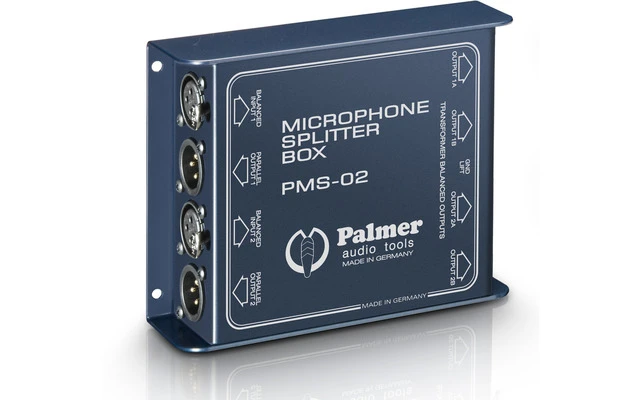 Palmer Pro PMS 02 - Splitter de Micro de 2 Canales
