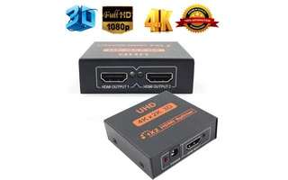 Splitter Distribuidor duplicador HDMI 1x2 - 4K UHD