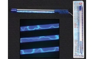 Tubo de neón azul - efecto ondulación