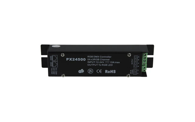 CONTROLADOR DE BANDA LED RGB DMX