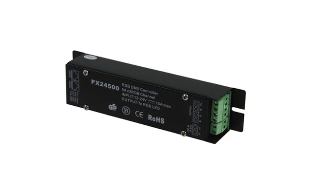 CONTROLADOR DE BANDA LED RGB DMX