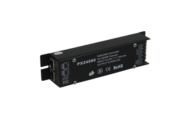 CONTROLADOR DE BANDA LED RGB DMX