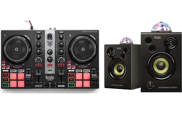 Hercules Inpulse 200 Mk2 + Hercules DJ Monitor Party 32