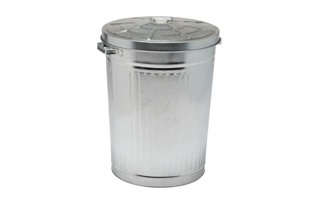 Cubo de basura forma redonda - Metal - 75 Litros