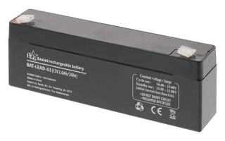 Batería de ácido de plomo 12 V 2 Ah