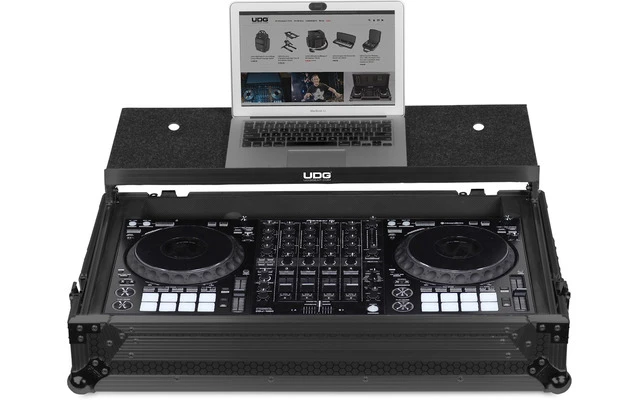 UDG Ultimate Flight Case Pioneer DDJ-1000 Negro Plus (Portatil + Trolley ruedas)