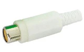 Conector RCA Hembra - Blanco