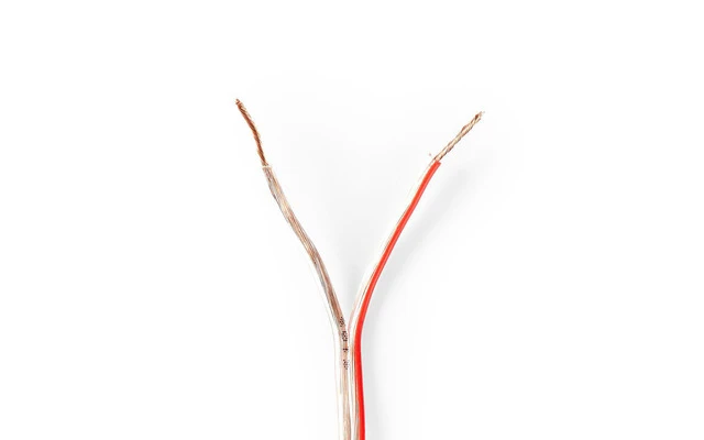 Cable de Altavoz - 2x 0,75 mm2 - 50,0 m - Brida - Transparente - Nedis CAGW0750TR500