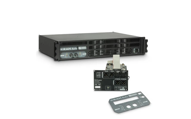 Ram Audio S 2000 DSP Amplificador de PA 2 x 1190 W 2 Ohmios con Módulo DSP