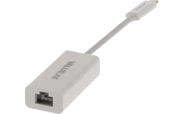 Cable adaptador de USB 3.1 C macho a RJ45 hembra de 0,15 m