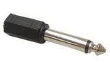 Jack hembra mono 3.5mm a Jack macho mono 6.35mm