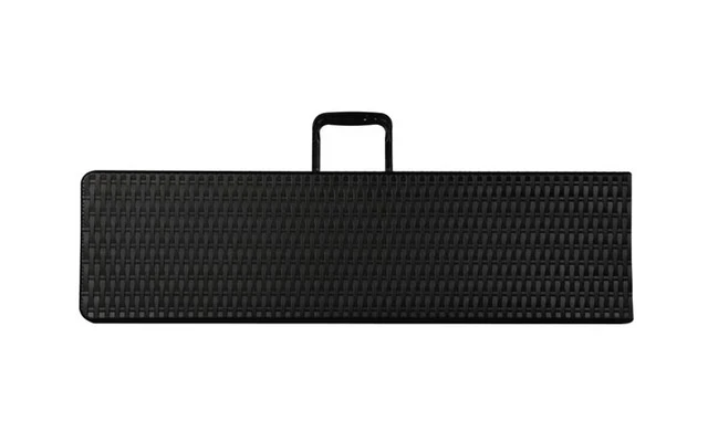 Banco plegable - aspecto de ratán - 180 x 25 x 43 cm