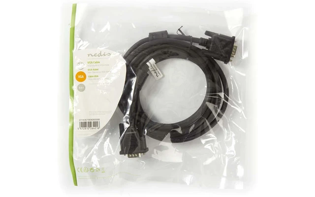 Cable VGA - VGA Macho - VGA Macho - 3,0 m - Negro