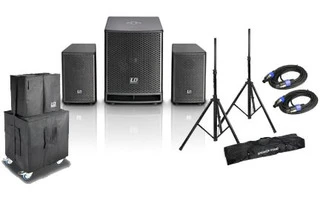 LD Systems Dave 10 G3 + Juego trípode , cableado y funda