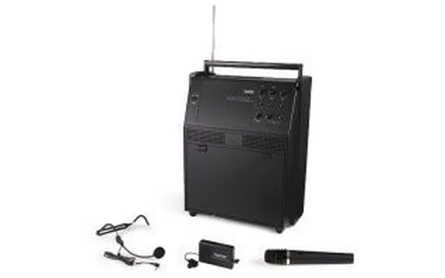 Amplificador portátil de 35 W con sistema inalámbrico de micrófo