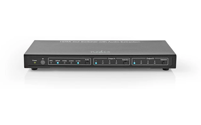 Interruptor de Matriz HDMI™ - 4x2 Puertos - 4x Entradas HDMI™ - 2x Salidas HDMI™ - 4 K a 60 Hz -