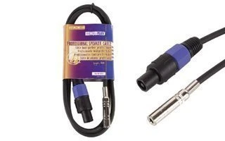 Cable altavoz 2P a jack mono 6.3 hembra (1.5m)