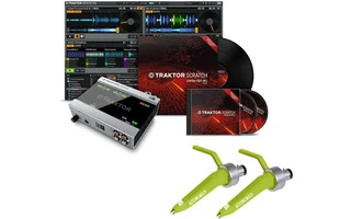 Traktor Scratch A6 + 2x Reloop Concorde Green