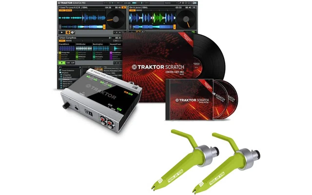 Traktor Scratch A6 + 2x Reloop Concorde Green