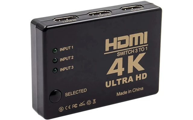 Splitter HDMI 1 Salida - 3 Entradas - Manual - OEM