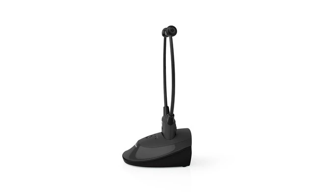 Auriculares Inalámbricos - Radiofrecuencia (RF) - Intrauditivos - Base de Carga - Gris Antracita