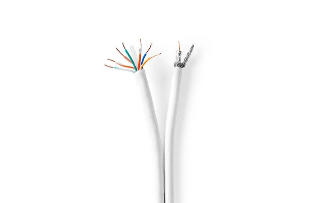 Cable Coaxial/CAT6 Combinado - 25 metros