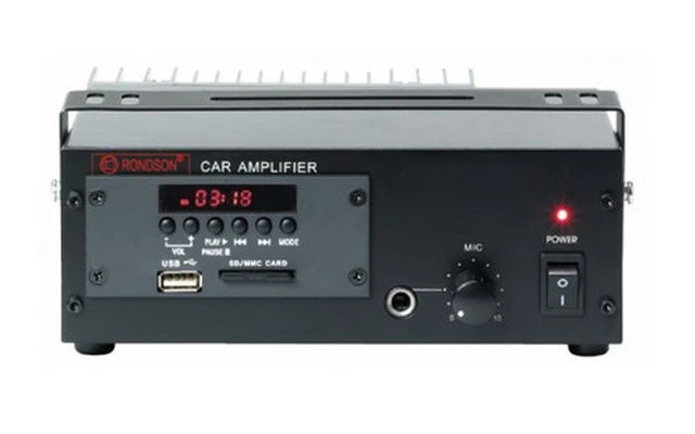 Rondson CAR-40 - Amplificador para coche 12V - USB - SD - MP3