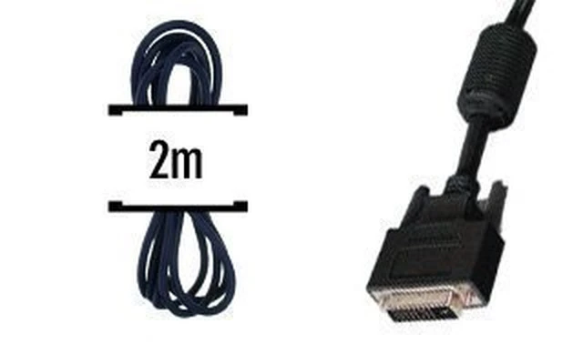 Cable Vídeo DVI-I Dual Link 2m