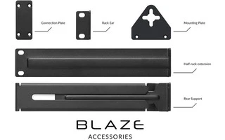 Blaze Audio Rack Mount Kit Half Rack