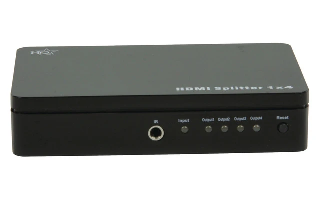 Distribuidor HDMI de 4 puertos compatible con 3D HQ