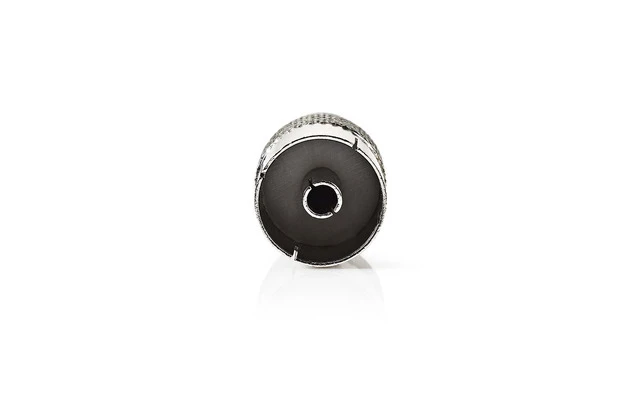 Adaptador de antena F hembra - coaxial hembra metálico, 10 unidades - Valueline FC-028PROF