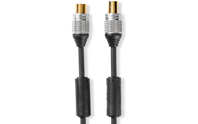 Cable televisión de 90 dB - IEC (Coaxial) Macho – IEC (Coaxial) Hembra - 1,50 m