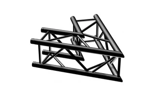 BeamZ P30-C20 Truss 2 vias corner 60º Negro