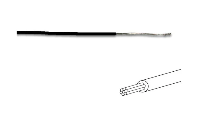 CABLE DE MONTAJE 0.50mm² - NARANJA - MULTIFILAR