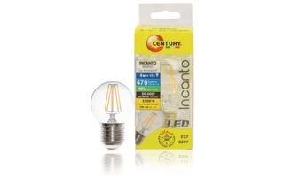 Bombilla globo LED, 4 W, base E27