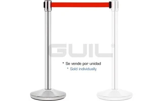 Poste separador 3M color rojo