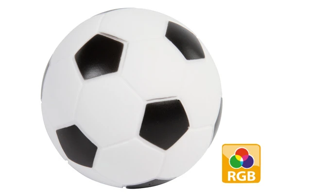 Pelota de fútbol con luz LED multicolor