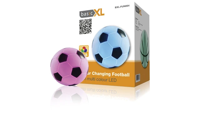 Pelota de fútbol con luz LED multicolor