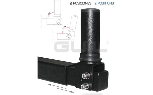 Guil ALT-16 Soporte de pared reforzado para altavoz, diseño telescópico - Stock B