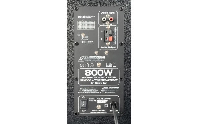 SkyTec SPA1000Y Sistema Altavoces Activo 10
