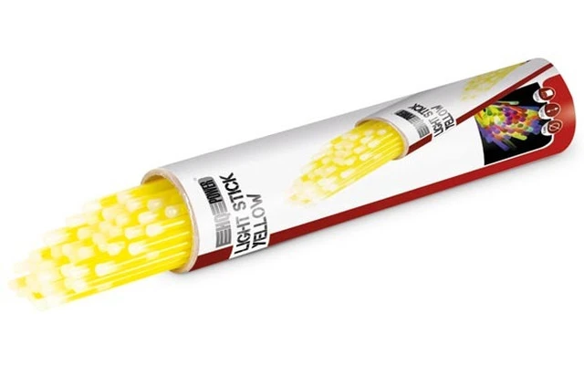 Juego de barras luminiscentes Ø0.5 X 20CM - Amarillo