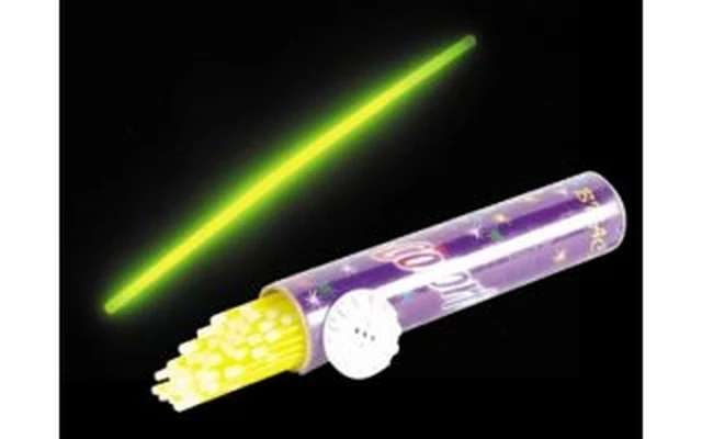 Juego de barras luminiscentes Ø0.5 X 20CM - Amarillo